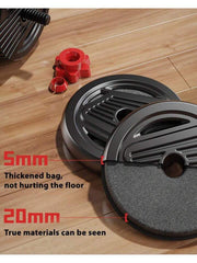 Adjustable Dumbbell Set 20LBS Free Weights Dumbbells, 4 In 1 Weight Set, Dumbbell, Barbell, Kettlebell, Push-Up, Home Gym Fitness Workout Equipment For Men Women