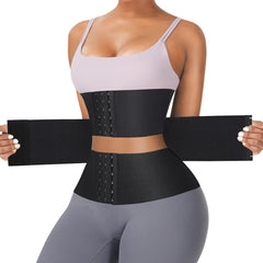 Set Of 3 Women's Buckle Waist Belts For Slimming Body Shaper, Sports Waist Trainer