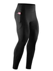 Manfinity Fitness Men Solid Sports Tights With Phone Pocket