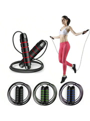 Professional Speed Skipping Rope With Foam Handle 1pc, Comfortable Grip, Durable Steel Wire, Adjustable Length For Home Gym Fitness Body Building, Rope Exercise, Sports Training For Men Women Kids All Ages
