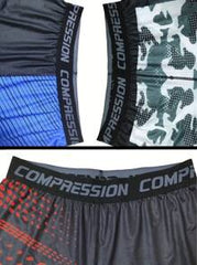 3pcs/Set Men's Sports Compression Pants