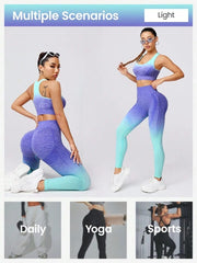 Sport Seamluxe Seamless High Stretch Racer Back Sports Set workout set