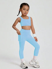 Young Girl Sports & Outdoor Workout Set