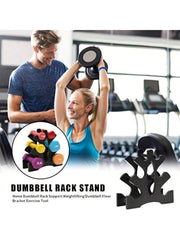 Compact 3-Tier Dumbbell Rack 1Pcs - Space-Saving, Sturdy Design - Holds Up To 26 Lbs - Perfect For Home Gym Organization