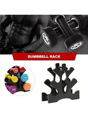 Compact 3-Tier Dumbbell Rack 1Pcs - Space-Saving, Sturdy Design - Holds Up To 26 Lbs - Perfect For Home Gym Organization